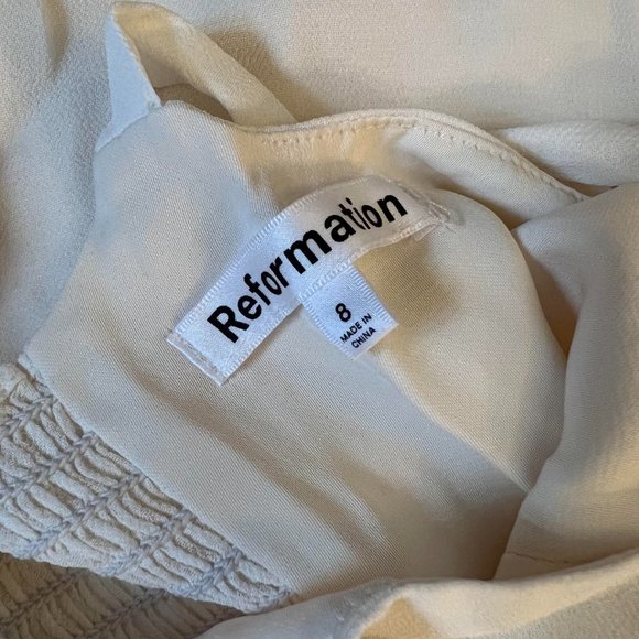 Reformation Bess Dress in Ivory - Picture 14 of 16